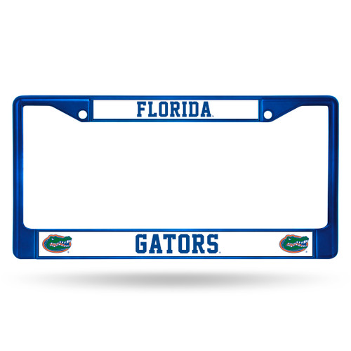Florida Gators License Plate Frame Metal Blue