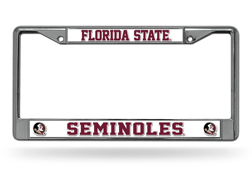 Florida State Seminoles License Plate Frame Chrome