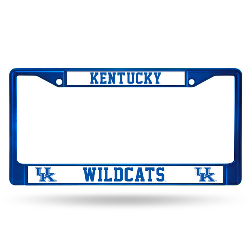 Kentucky Wildcats License Plate Frame Metal Blue