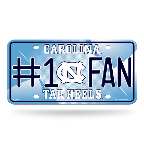 North Carolina Tar Heels License Plate #1 Fan