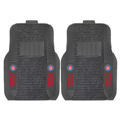 MLB - Chicago Cubs 2-pc Deluxe Car Mat Set 21"x27"