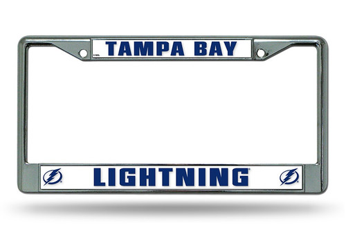 Tampa Bay Lightning License Plate Frame Chrome