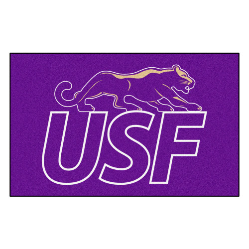 University of Sioux Falls - Sioux Falls Cougars Ulti-Mat "Cougar & USF" Logo Purple