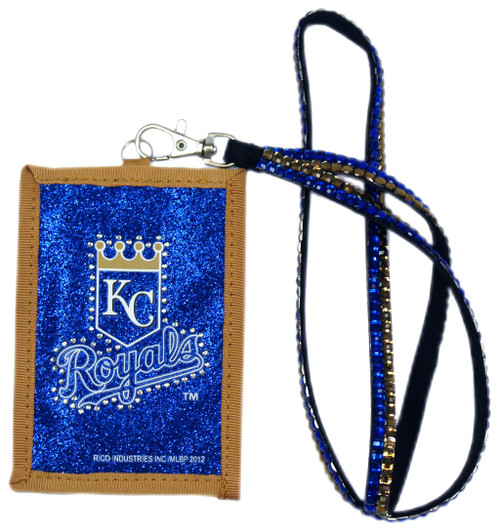 Kansas City Royals Wallet Beaded Lanyard Style