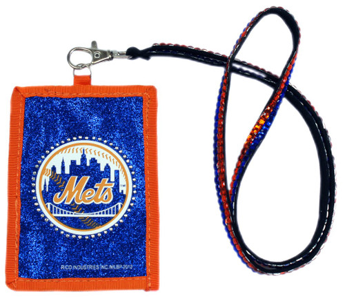 New York Mets Wallet Beaded Lanyard Style