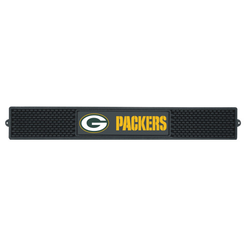 Green Bay Packers Drink Mat G Primary Logo and Wordmark Black