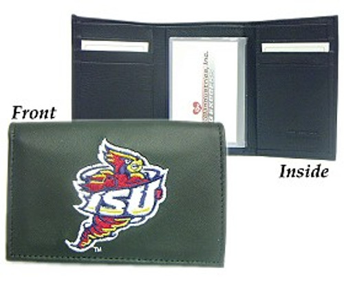 Iowa State Cyclones Embroidered Leather Tri-Fold Wallet