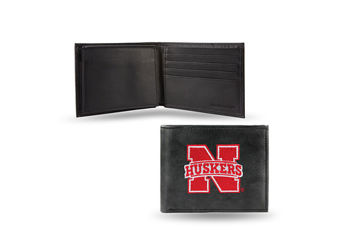 Nebraska Cornhuskers Embroidered Billfold Wallet - Script  Logo