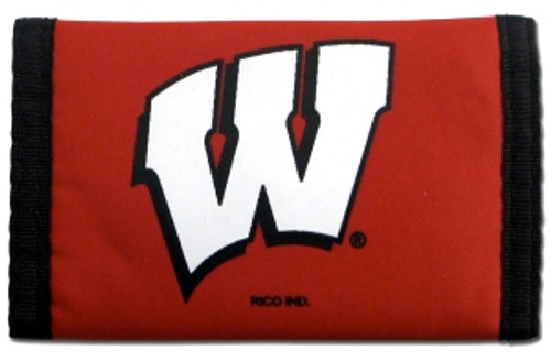 Wisconsin Badgers Wallet Nylon Trifold