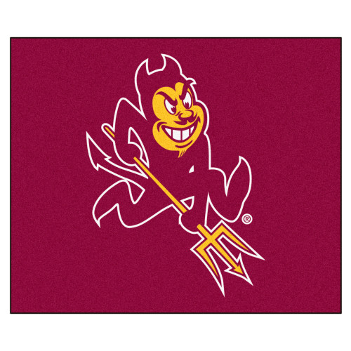 Arizona State University - Arizona State Sun Devils Tailgater Mat Sparky Logo Maroon