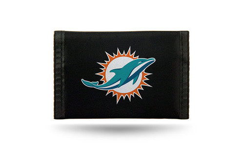 Miami Dolphins Wallet Nylon Trifold