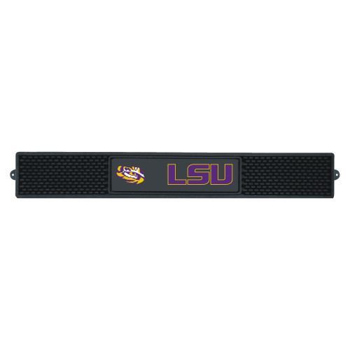 Louisiana State University - LSU Tigers Drink Mat LSU Tiger Eye Secondary Logo Black