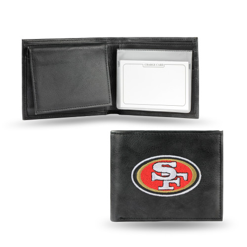 San Francisco 49ers Embroidered Leather Billfold