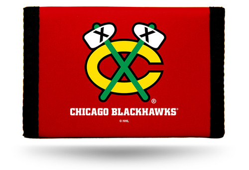 Chicago Blackhawks Wallet Nylon Trifold