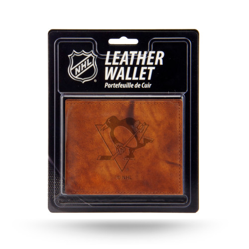 Pittsburgh Penguins Wallet Billfold Leather Embossed