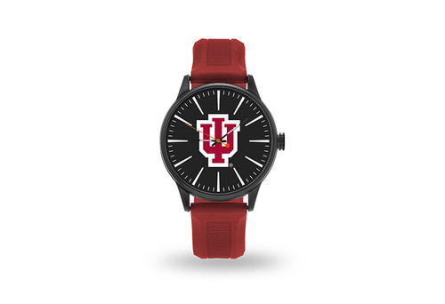 Indiana Hoosiers Watch Men's Cheer Style with Maroon Watch Band