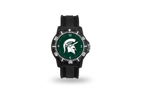 Michigan State Spartans Watch Men's Model 3 Style with Black Band