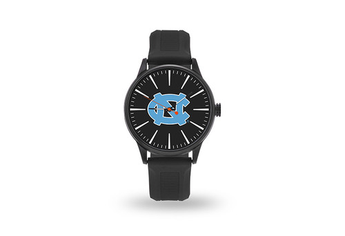 North Carolina Tar Heels Watch Men's Cheer Style with Black Watch Band