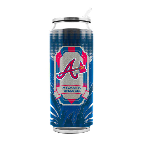 Atlanta Braves Stainless Steel Thermo Can - 16.9 ounces