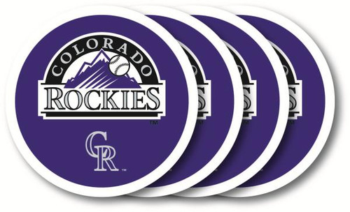 Colorado Rockies Coaster Set - 4 Pack