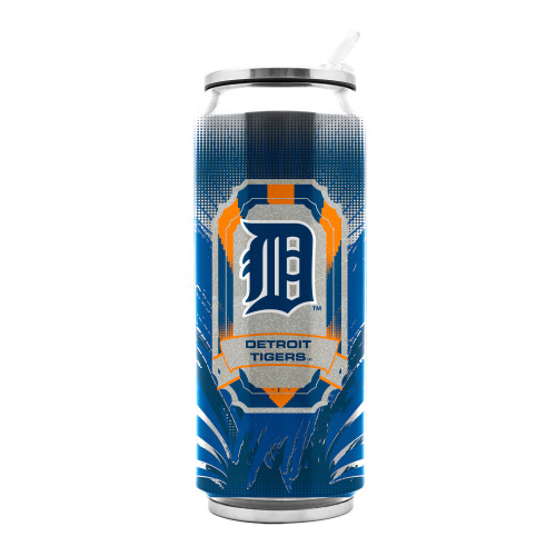 Detroit Tigers Stainless Steel Thermo Can - 16.9 ounces