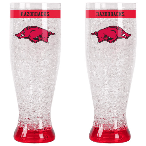 Arkansas Razorbacks Pilsner Crystal Freezer Style