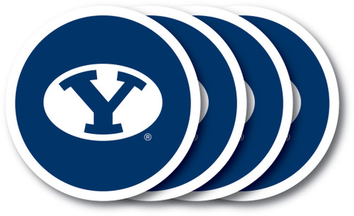 BYU Cougars Coaster Set 4-Pk.