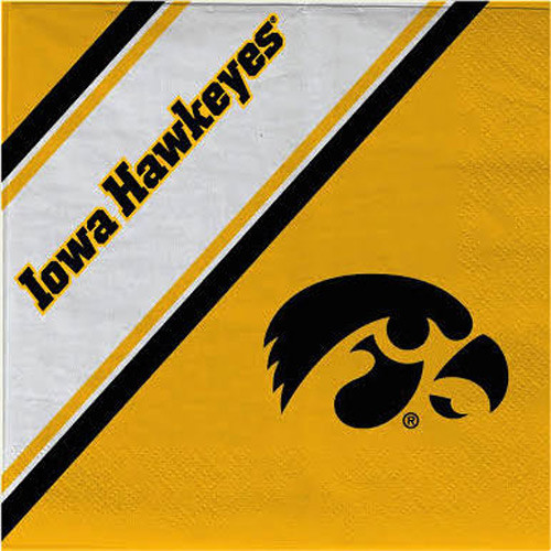 Iowa Hawkeyes Disposable Napkins