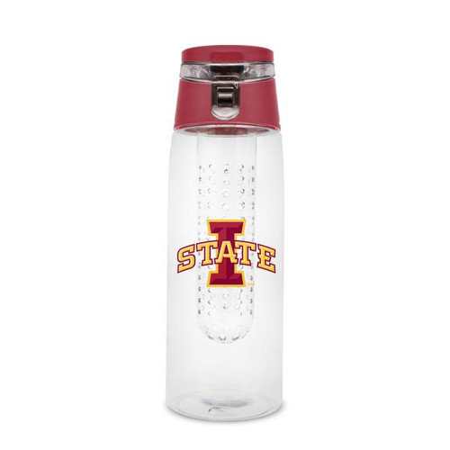 Iowa State Cyclones Sport Bottle 24oz Plastic Infuser Style
