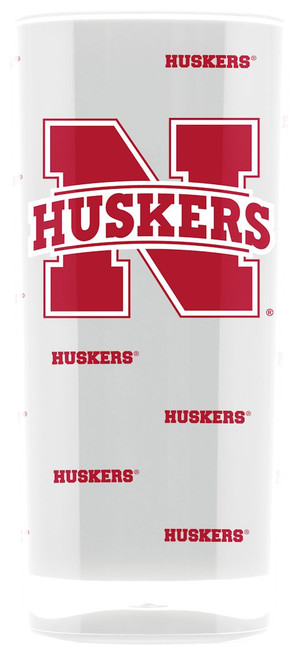 Nebraska Cornhuskers Tumbler - Square Insulated (16oz)