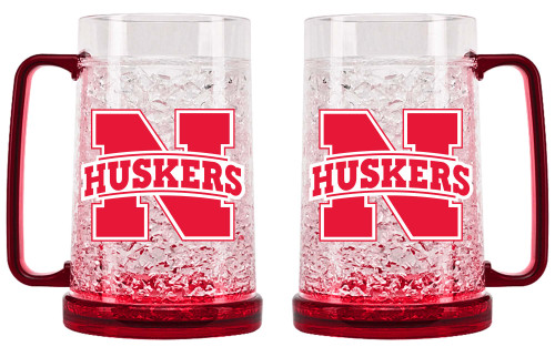 Nebraska Cornhuskers Crystal Freezer Mug