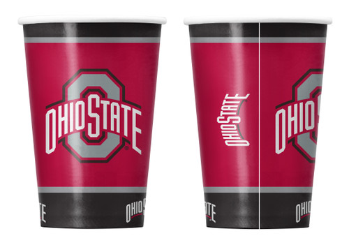 Ohio State Buckeyes Disposable Paper Cups