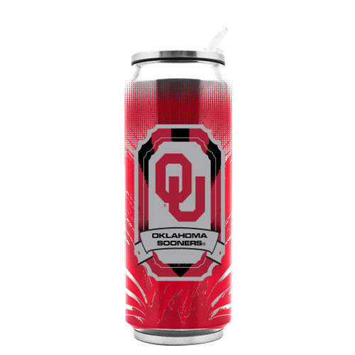 Oklahoma Sooners Stainless Steel Thermo Can - 16.9 ounces