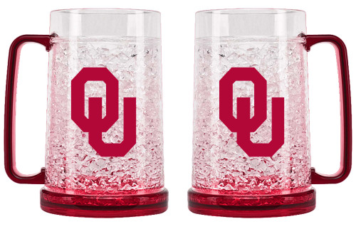 Oklahoma Sooners Crystal Freezer Mug
