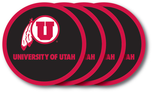 Utah Utes Coaster Set 4-Pk.