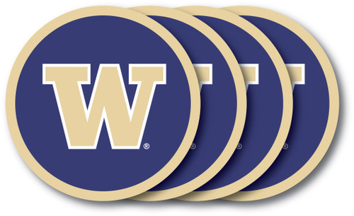 Washington Huskies Coaster Set 4-Pk.