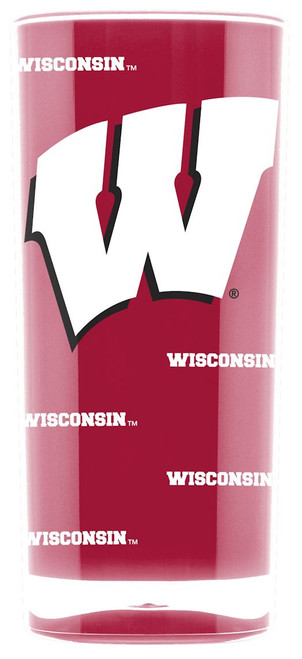 Wisconsin Badgers Tumbler - Square Insulated (16oz)