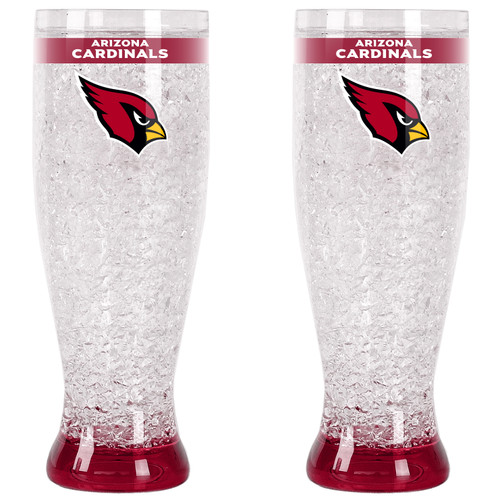 Arizona Cardinals Crystal Pilsner Glass