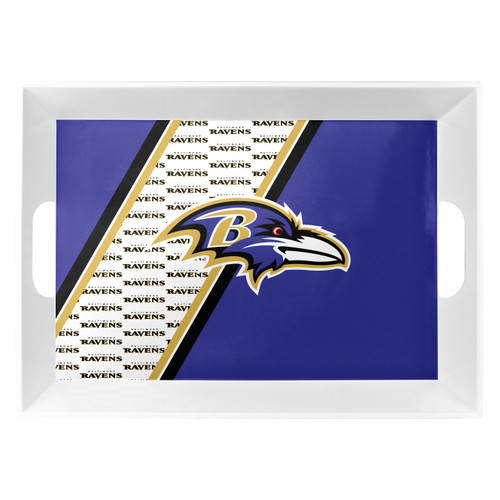 Baltimore Ravens Melamine Serving Tray 18X12X3