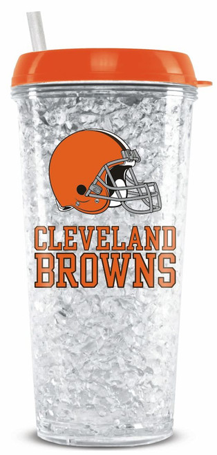 Cleveland Browns Crystal Freezer Tumbler