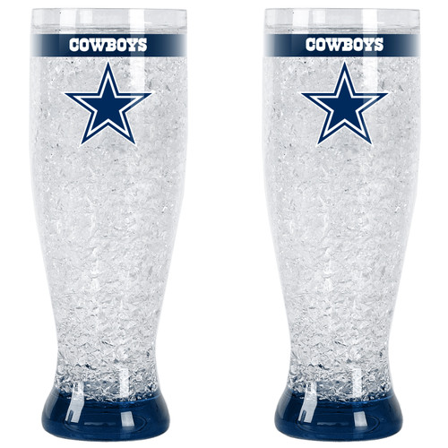 Dallas Cowboys Pilsner Crystal Freezer Style