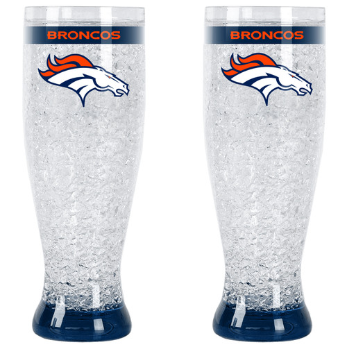 Denver Broncos Pilsner Crystal Freezer Style