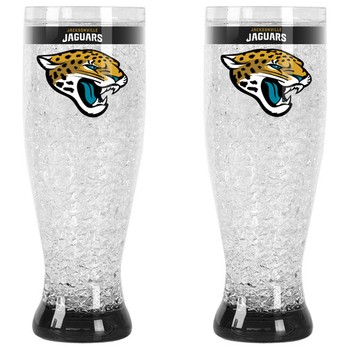 Jacksonville Jaguars Crystal Pilsner Glass