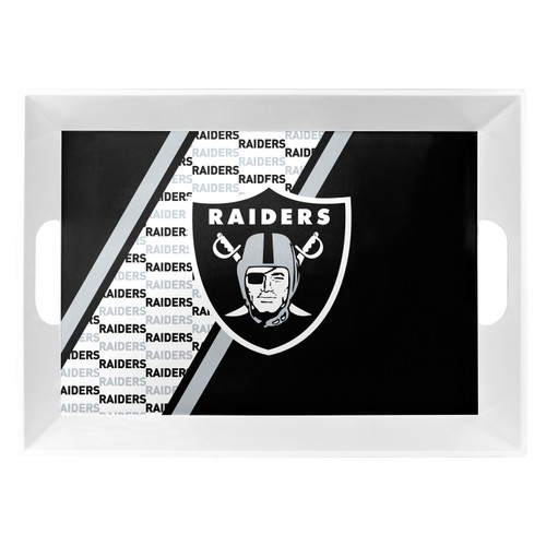 Las Vegas Raiders Serving Tray 18x12x3 Melamine