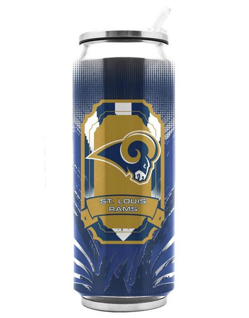 St. Louis Rams Thermo Can Stainless Steel 16.9oz