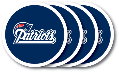 New England Patriots Coaster 4 Pack Set