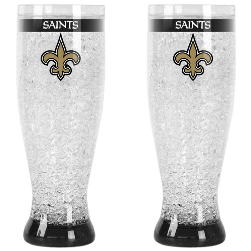 New Orleans Saints Pilsner Crystal Freezer Style