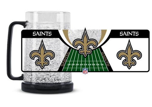 New Orleans Saints Crystal Freezer Mug