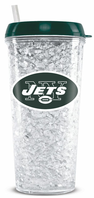 New York Jets Crystal Freezer Tumbler