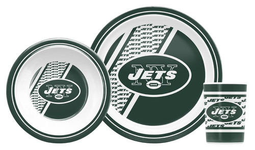New York Jets 5 Piece Children's Dinner Set